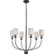 Progress Lighting Bonita Collection Six-Light Black Foyer Chandelier P400227-031 - alternate 10
